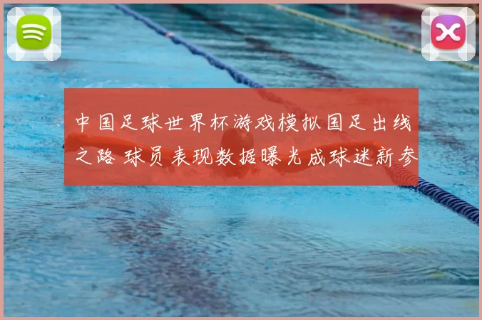 中国足球世界杯游戏模拟国足出线之路 球员表现数据曝光成球迷新参考